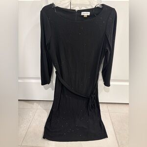 Calvin Klein Sparkling Black Dress